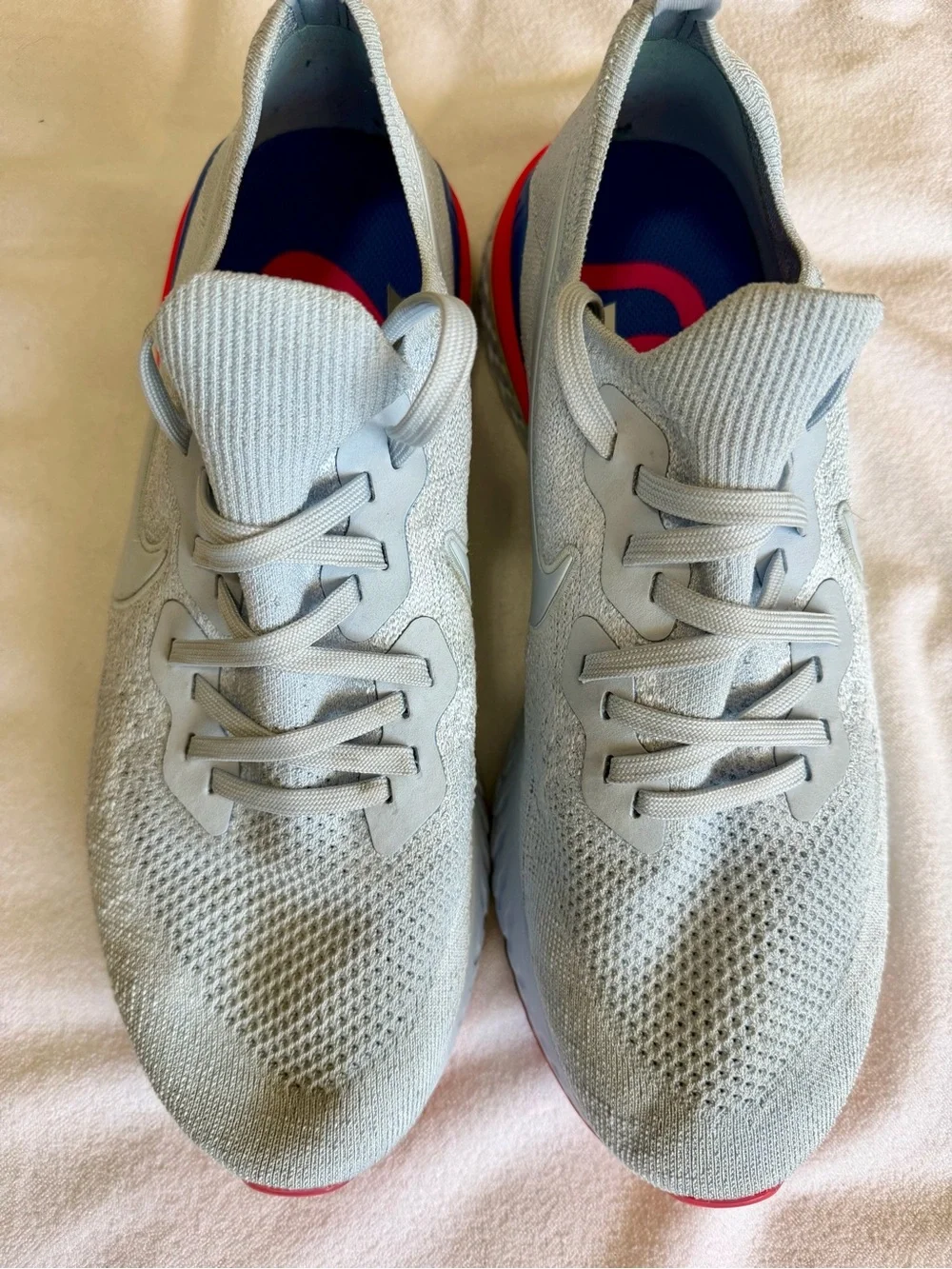 Nike React Infinity Run Flyknit Men’s Size 13 Gray Running Shoes BQ8928-453
